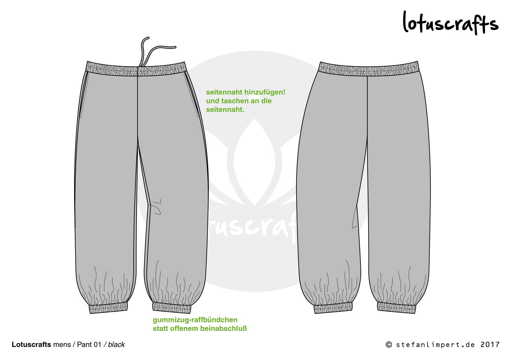 Lotuscraft textile garment